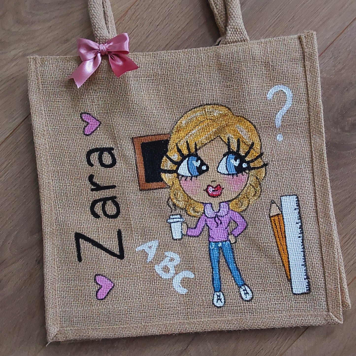 Teacher jute bag