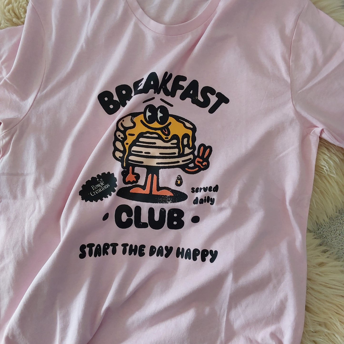 Pink breakfast club tshirt