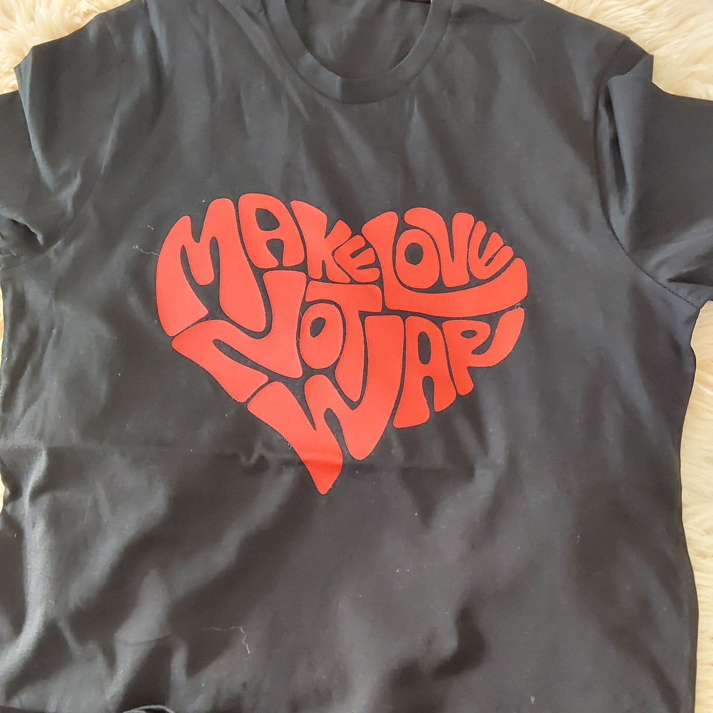 Make love not war tshirt