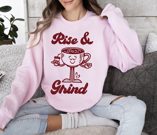 Rise and Grind Retro Jumper