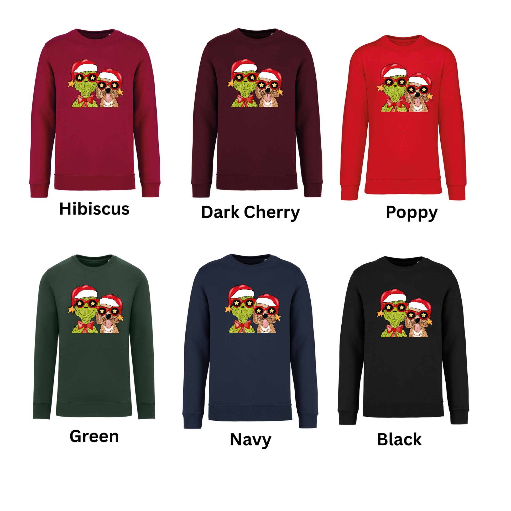 collection of christmas jumpers for dog owners