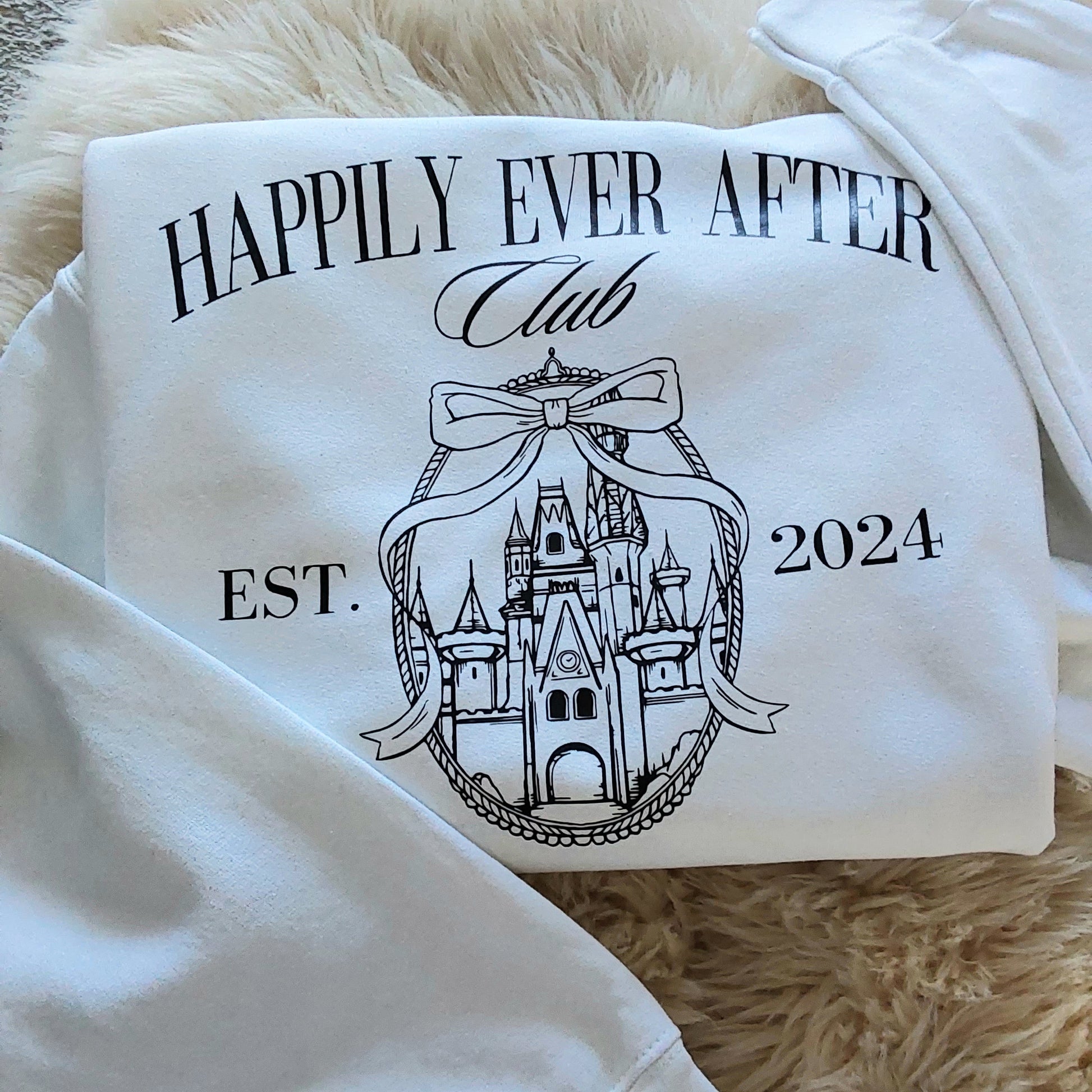 happily ever after bridal sweatshirt