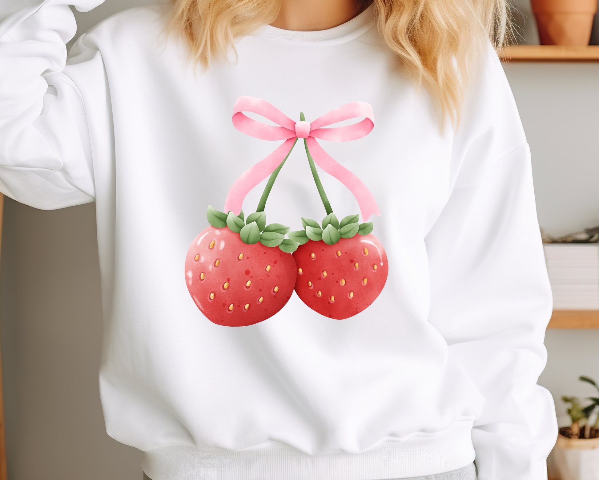 Strawberry sweatshirt