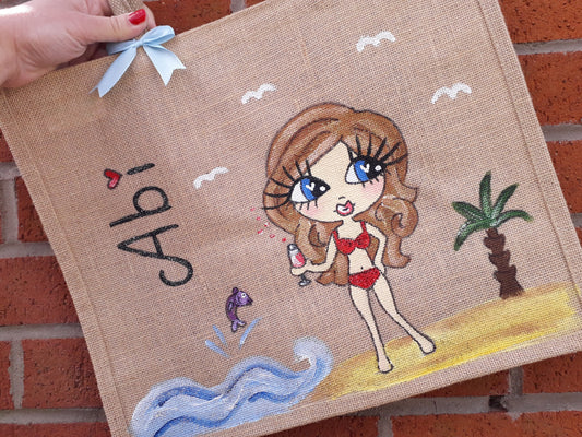 personalised beach bag