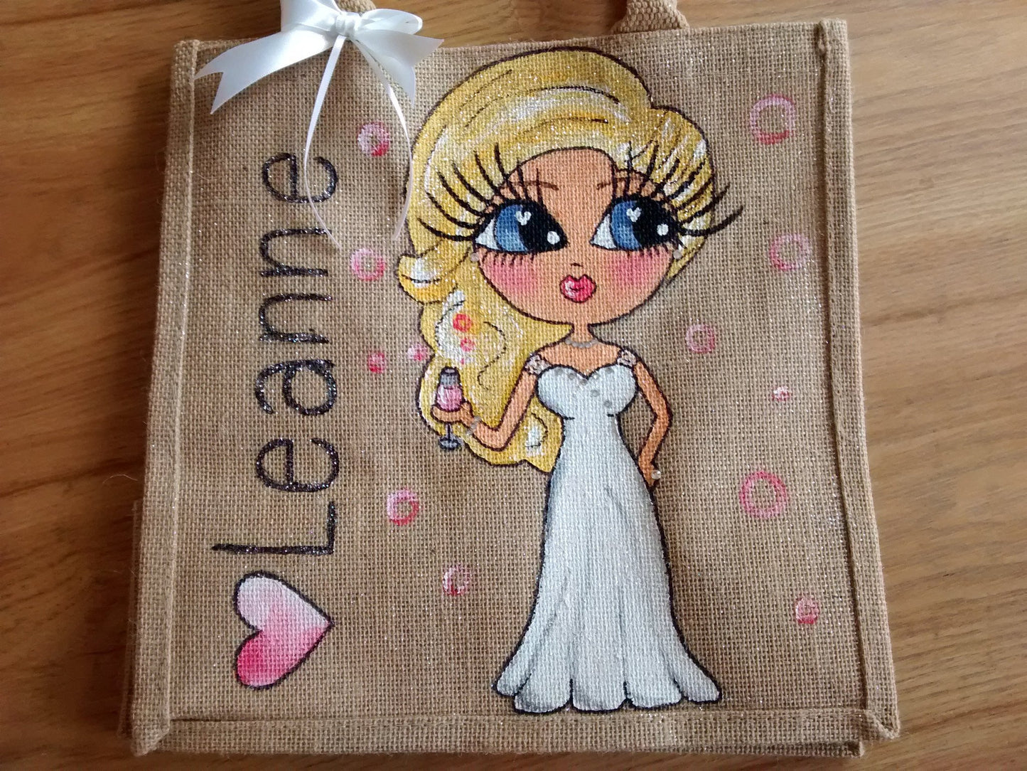 Personalised Wedding Jute Bag