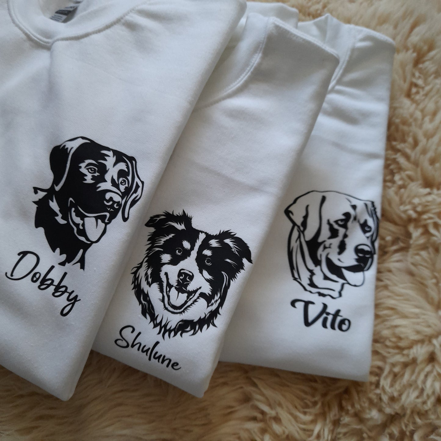 Personalised dog sweatshirts 