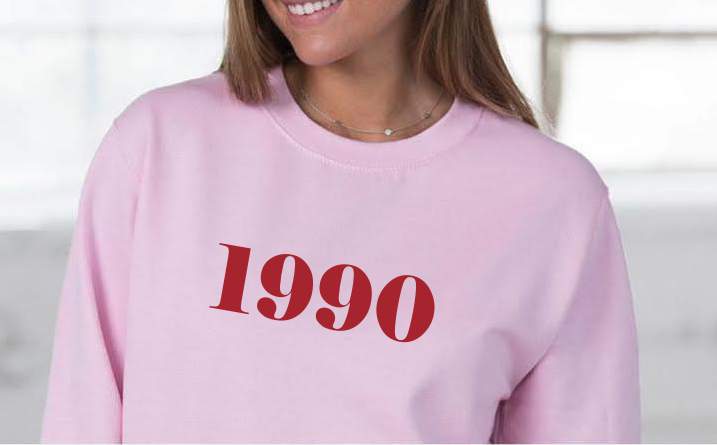 personalised year sweater